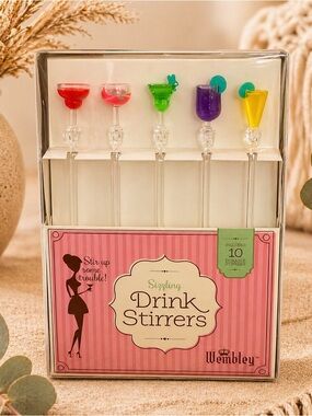 Wembley Cocktail Drinks‎ Stirrers Acrylic